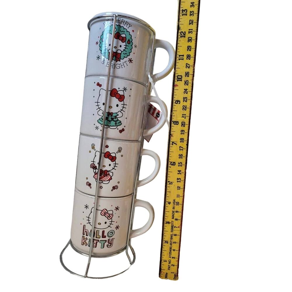 Hello Kitty‎ Christmas Stackable Mugs - Picture 4 of 4